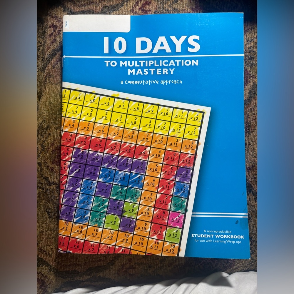 10 Days to Multiplication Mastery Workbook